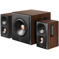 Колонки: Колонки Edifier S360DB Brown 2x40W + Wireless Subwoofer 75W, дерево, Bluetooth, ПДУ фотографии