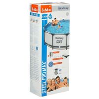 Бассейны: Бассейн каркасный Bestway Steel Pro MAX 366 х 100 см фильтр-насос [56260] фотографии