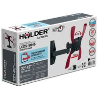 Крепеж для аудио-видео техники: Кронштейн Holder LCDS-5046 10-40 наклон 15, черный глянец фотографии