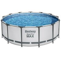 Бассейны: Бассейн каркасный Bestway Pool Set 396 х 122 см фильтр-насос, лестница, тент [5618W] фотографии