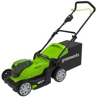 Газонокосилки: Газонокосилка аккумуляторная Greenworks G24X2LM41 2*24V, 41 см, без АКБ и ЗУ [2512607] фотографии