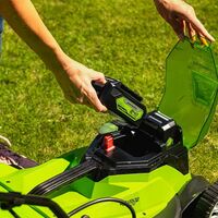 Газонокосилки: Газонокосилка аккумуляторная Greenworks G24X2LM41 2*24V, 41 см, без АКБ и ЗУ [2512607] фотографии