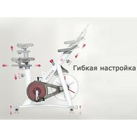 Велотренажеры: Велотренажер Yesoul BV1-W-21.5 белый дисплей 21.5" фотографии