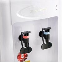 Кулеры для воды: Кулер для воды AquaWork AW 0.7TDR с нагревом/охлаждением, 700 Вт, белый с черным фотографии