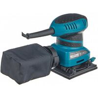Плоскошлифовальные (вибрационные): Вибрационная шлифмашина Makita BO4555 200W, 14000 об/мин, 112х102 мм, пылесборник фотографии