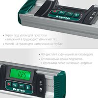 Угломеры, уклономеры: Уровень-уклономер электронный KRAFTOOL EXTREM 0-360°, точность 0,05°, HOLD, подсветка экрана, IP67 [34686] фотографии