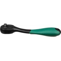 Столярно-слесарный инструмент: Трещотка для торцовых головок KRAFTOOL 1/4" 72 зубца пластиковое покрытие [27796-1/4] фотографии