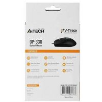 Мыши: Мышь A4-Tech OP-330 Black USB 3btn+Roll RTL фотографии