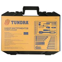Наборы инструментов и ключи: Набор инструментов в кейсе автомобильный TUNDRA 80 предметов CrV, 1/2", 1/4", 3/8" фотографии