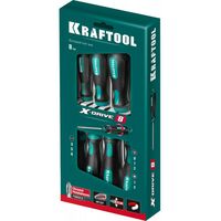 Отвертки: Набор отверток KRAFTOOL Х-Drive-8 8 шт [250081-H8] фотографии