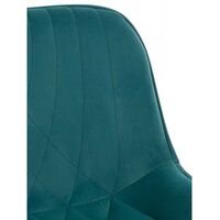 Барные стулья: Барный стул Everprof Grace Black Ткань Темно-зеленый [EP Grace B Fabric Dark Green] фотографии