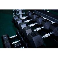 Гантели:  Гантель гексагональная обрезиненная PROFI-FIT 10 кг фотографии