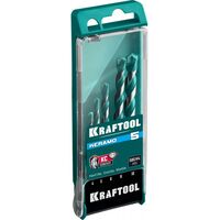 Наборы оснастки: Набор сверл по керамограниту KRAFTOOL Keramo 5 шт 4-5-6-8-10 мм, с твердосплавной пластиной [29175-H5] фотографии