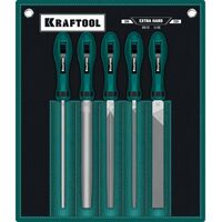Столярно-слесарный инструмент: Набор напильников KRAFTOOL ALLIGATOR 200 мм двухкомпонентная рукоятка [16905] фотографии