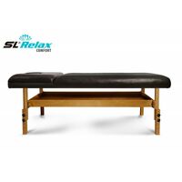 {[ru]:Массажные столы: Массажный стол Start Line Relax Comfort черная кожа (№4 ) [SLR-4