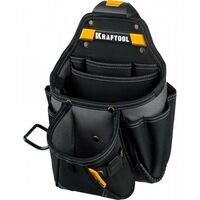 Ящики и сумки для инструмента: Пояс монтажника KRAFTOOL KBS-3L в комплекте: пояс монтажника и 2 большие сумки [38761] фотографии