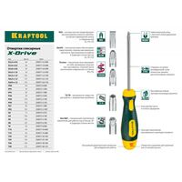 Отвертки: Отвертка KRAFTOOL Х-Drive PH2 x 38 [250072-2-038] фотографии