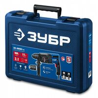 Перфораторы: Перфоратор Зубр Профессионал ЗП-2890 МС 28 мм, 900 Вт, SDS Plus + БЗП, мет. корпус фотографии