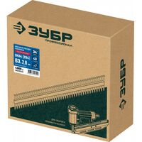 Реечные гвозди рифленые Зубр SN34 (D34) 63 х 2.8 мм оцинкованные, 4000 шт [305399-63] фотографии