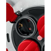 Силовой удлинитель на стальной катушке KRAFTOOL HEAVY DUTY КГ 3х2.5 30м 4000Вт IP44 [55086-30_z01] фотографии