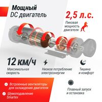 Беговая дорожка UNIX Fit Hi-tech S2 Metallic фотографии