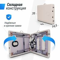 Массажный стол UNIX Med Master 2 Section White фотографии