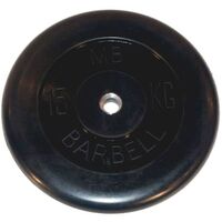 Диски d 25: Диск обрезиненный MB BARBELL MB-PltB26-15 26 мм, 15 кг фотографии