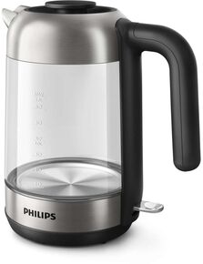 Купить Чайник PHILIPS HD9339/80 1.7 л, прозрачный/нержавеющая сталь (стекло), изображение 2 в интернет-магазине Irkshop.ru