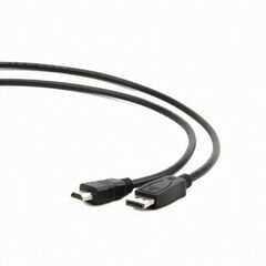Кабель DisplayPort-HDMI Cablexpert CC-DP-HDMI-6 20M/19M, 1.8м, черный, экран, пакет фотографии