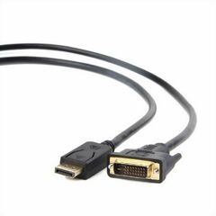 Кабель DisplayPort-DVI Cablexpert CC-DPM-DVIM-3M 20M/25M, 3.0м, черный, экран, пакет фотографии