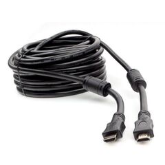 Кабель HDMI Cablexpert CCF2-HDMI4-15M 15м, v1.4, 19M/19M, черный, позол.разъемы, экран, 2 ферр кольца, пакет фотографии