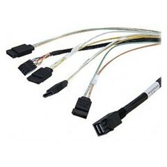 Шлейфы, кабели, удлинители: Кабель  M01820 HDmSAS (SFF-8643) to SATAx4 1м фотографии