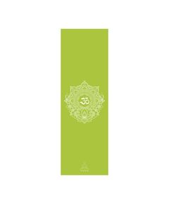 Коврик для йоги RamaYoga Коврик для йоги Dream Om зеленый фотографии