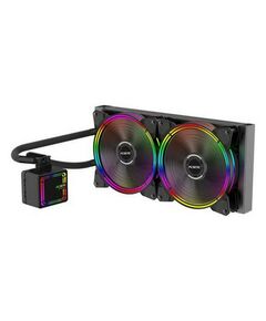 Жидкостная система охлаждения ALSEYE H280 TDP 200W при T воздуха 45 С LED 140mm*2 [AS.02.02.0017] фотографии
