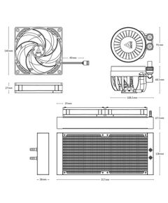 Жидкостная система охлаждения Arctic Cooling Liquid Freezer III-280 Multi Compatible All-In-One CPU Water Cooler [ACFRE00135A] фотографии
