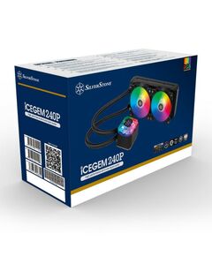 Жидкостная система охлаждения SilverStone SST-IG240P-ARGB 240mm AIO liquid cooler with 2x120mm ARGB fan, LGA 115X/1366/1200/2011/2066 AMD sTRX4/TR4/AM4/ AM3/AM2/FM2/FM1 [G53IG240PARGB20] фотографии
