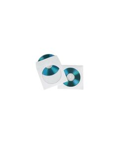 Конверты для CD/DVD Hama H-62672 бумажные с прозрачным окошком 100 шт. белый фотографии
