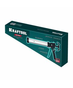 Закрытый пистолет для герметика KRAFTOOL ULTRA 600 мл регулировка силы давления, вариативная антикапельная система, универсальный [06677-60] фотографии