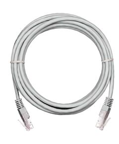 Коммутационный шнур Netlan EC-PC4UD55B-010-GY-10 U/UTP 4 пары, Кат.5е (Класс D), 100МГц, 2хRJ45/8P8C, T568B, заливной, многожильный, CCA, PVC нг(B), серый, 1м, уп-ка 10шт. [EC-PC4UD55B-010-GY-10] фотографии