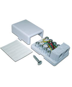 Розетка настенная телефонная Lanmaster TWT-SS1-12-WH RJ-12 фотографии