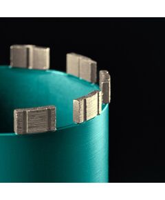 Алмазная Коронка по железобетону KRAFTOOL DIAMOND 112 мм 450 мм, 1 1/4", лазерная сварка сегментов [29825-112] фотографии