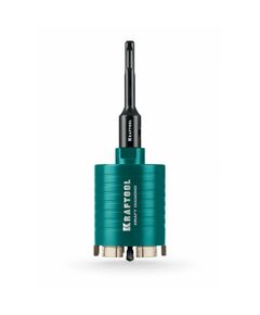 Алмазная коронка для подрозетников KRAFTOOL DIAMOND d 82 мм М16, рабочая глубина 75 мм, лазерная сварка [29820-82] фотографии