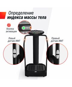 Виброплатформа UNIX Fit Improve 2 in 1 Black фотографии