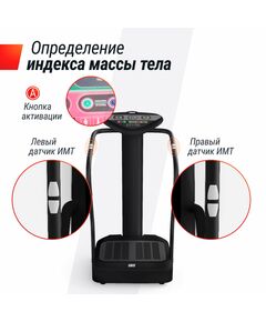Виброплатформа UNIX Fit Improve 2 in 1 Black фотографии