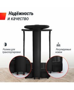 Виброплатформа UNIX Fit Improve 2 in 1 Black фотографии
