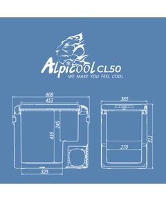 Автохолодильник Alpicool CL50 (12/24) фотографии