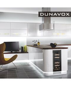 Компрессорный винный шкаф Dunavox (Венгрия) DAUF-17.58DB фотографии