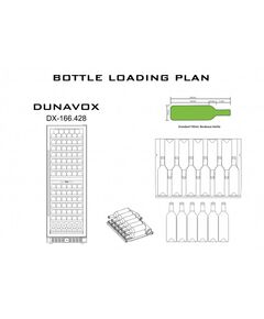 Винный шкаф Dunavox (Венгрия) DX-166.428SDSK фотографии