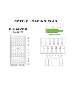 Винный шкаф Dunavox (Венгрия) DX-94.270DBK фотографии