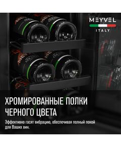 Термоэлектрический винный шкаф Meyvel MV06-BSF1 (easy) фотографии